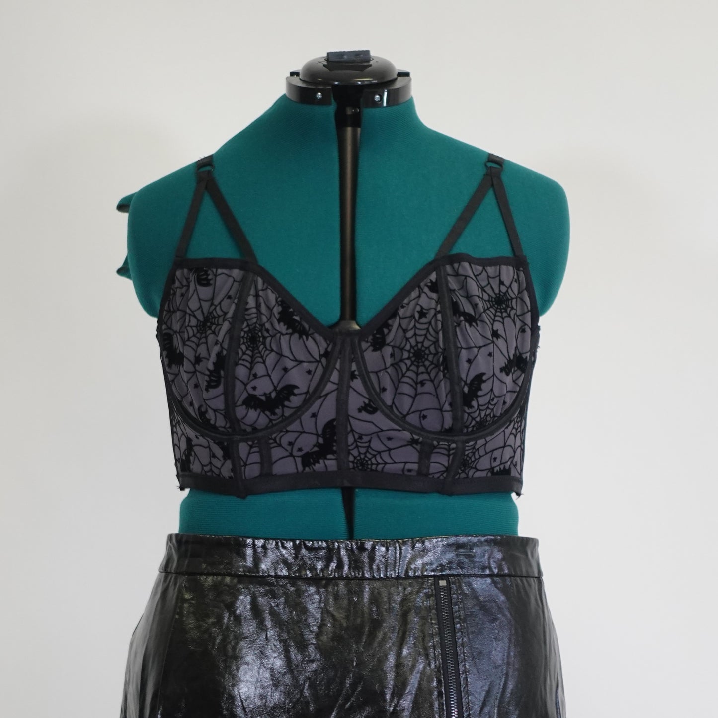 Mesh Spiderweb Bustier NWT