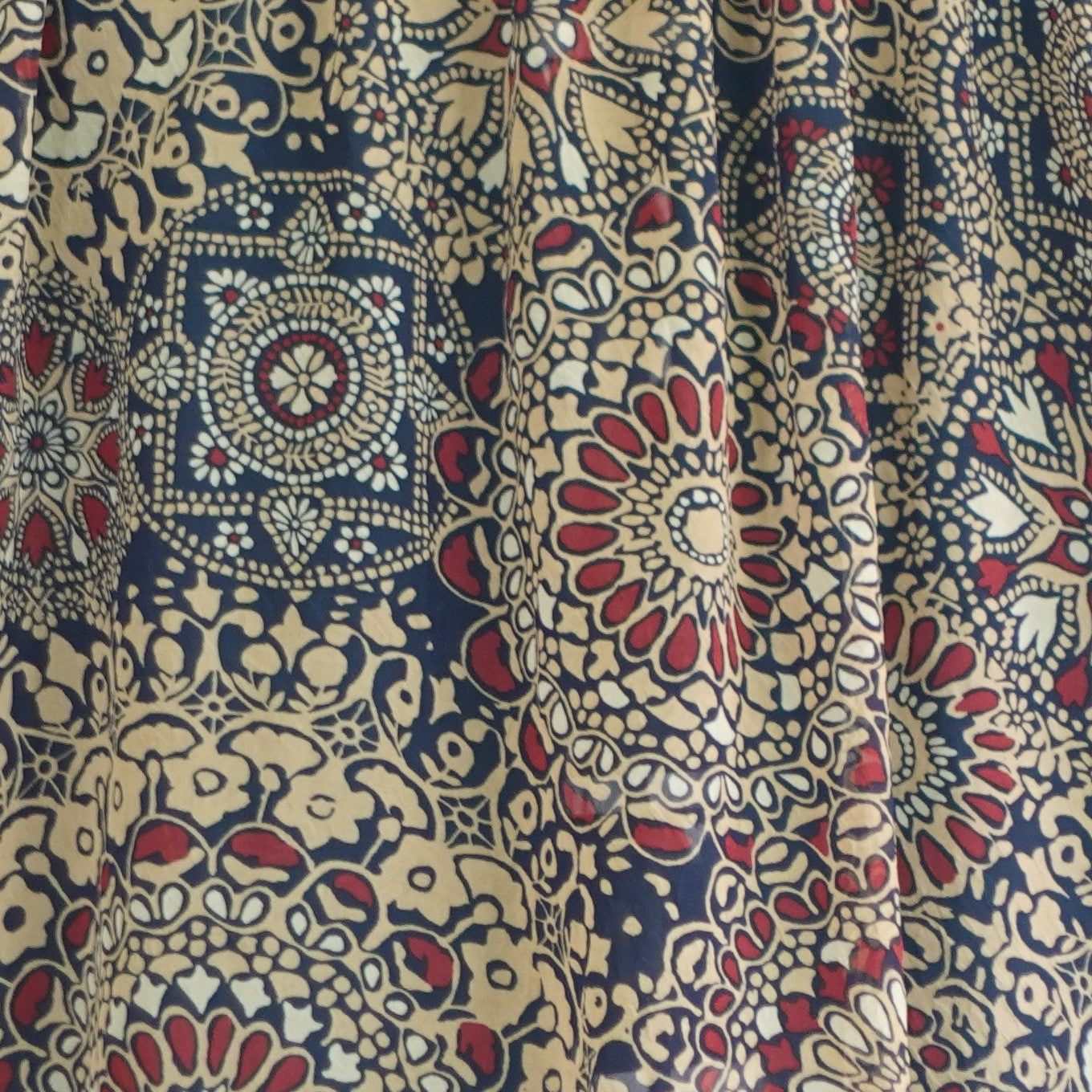 Vintage Medallion Patterned Top
