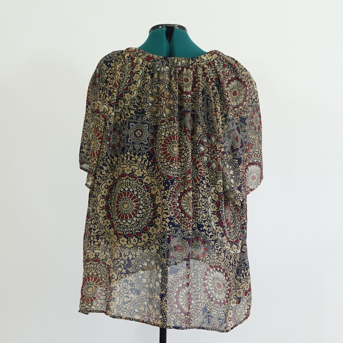 Vintage Medallion Patterned Top