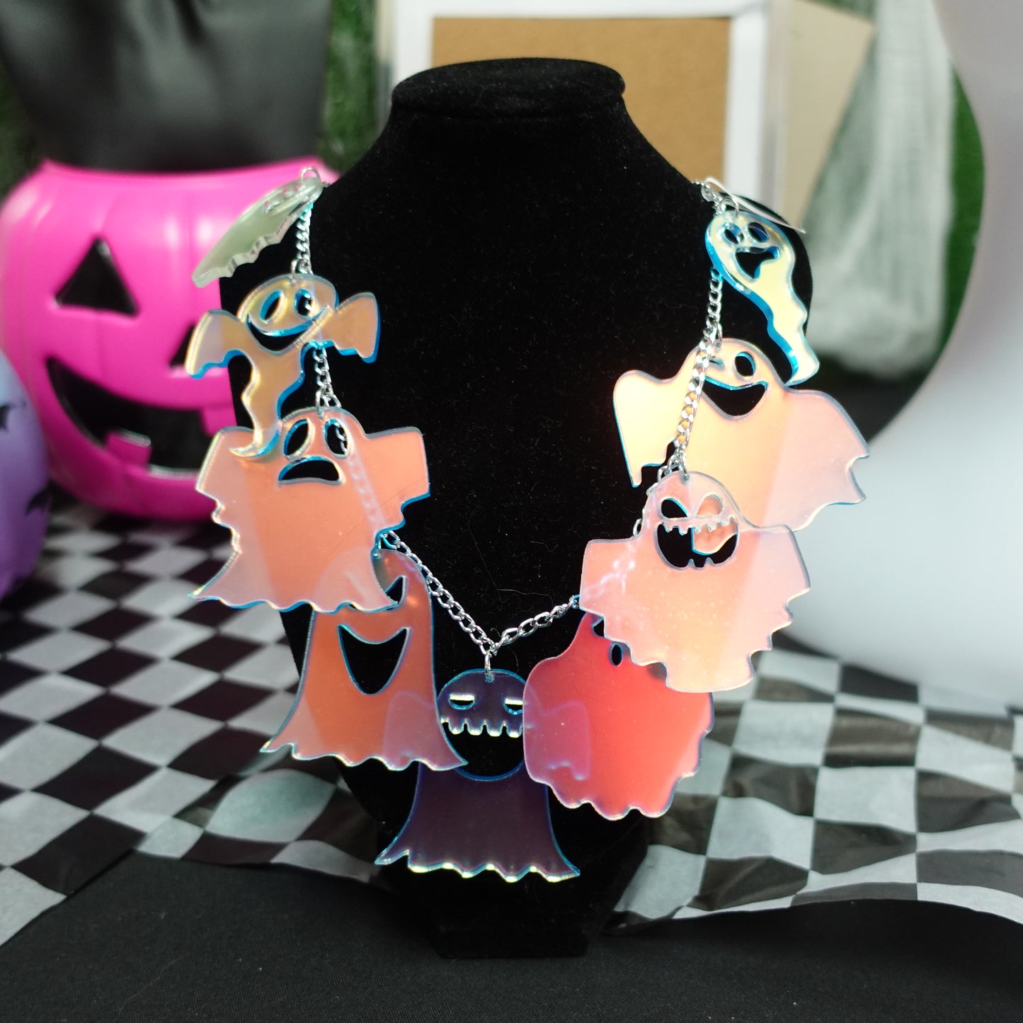 Acrylic Ghosts Necklace (Multiple Styles)