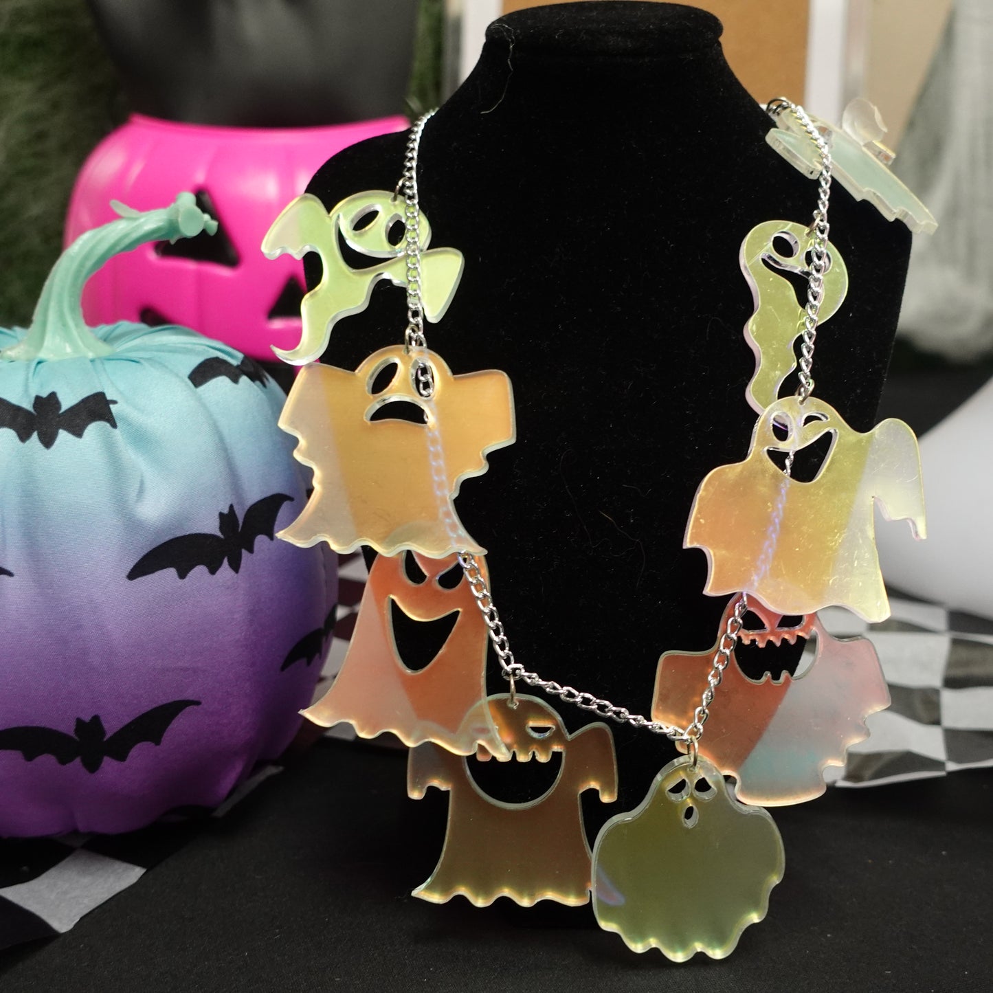 Acrylic Ghosts Necklace (Multiple Styles)
