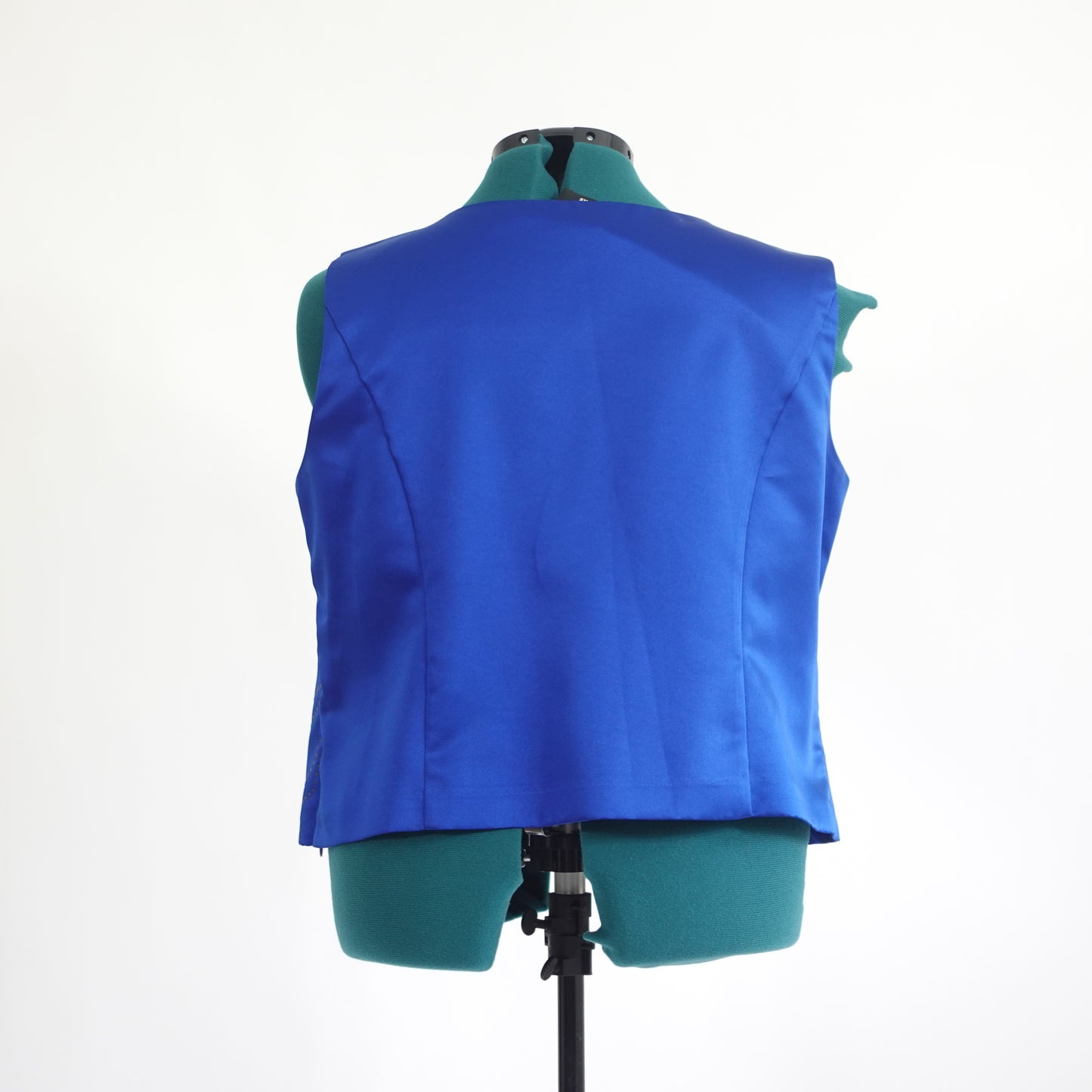 Vintage Blue and Glitter Pattern Top
