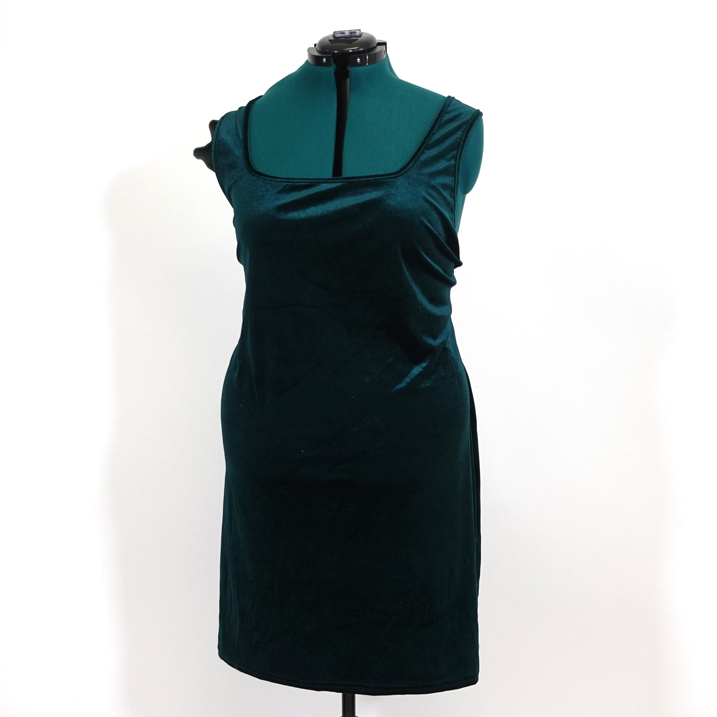 Green Velvet Sleeveless Bodycon NWT
