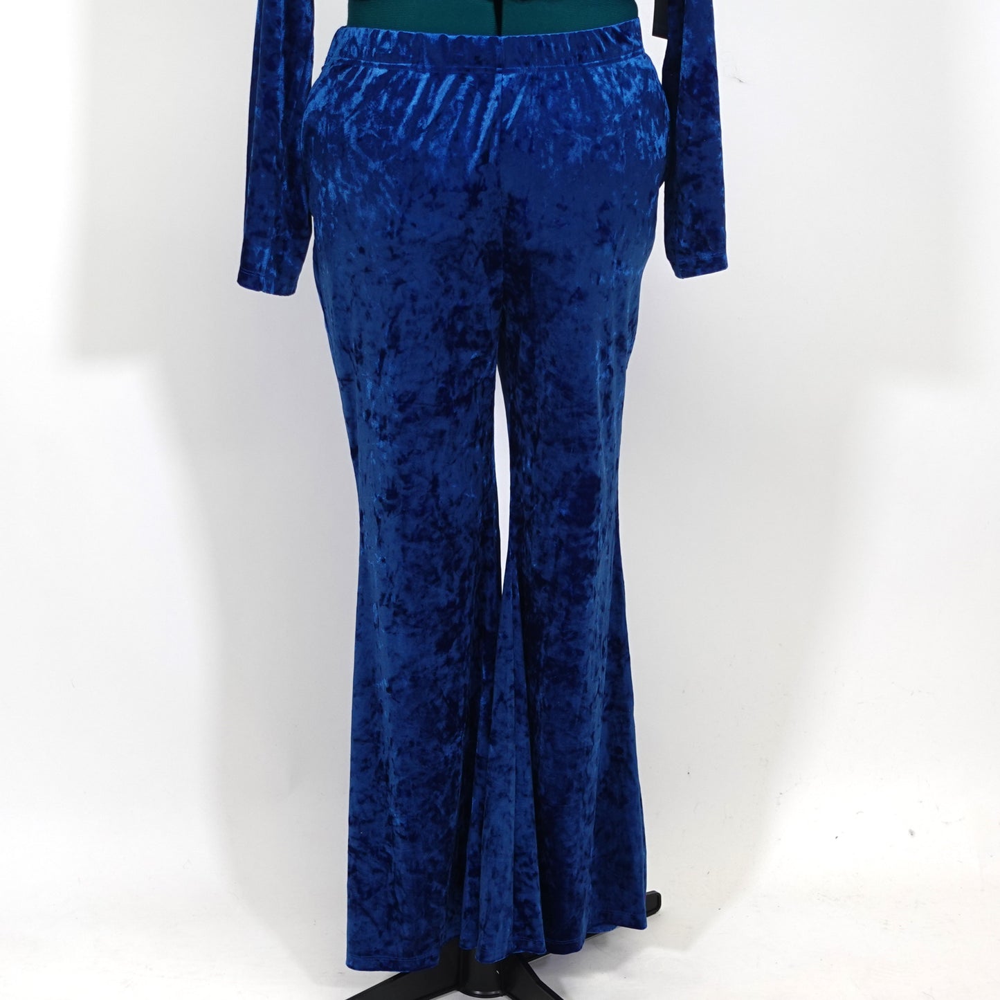 Blue Velvet Two Piece Set NWT