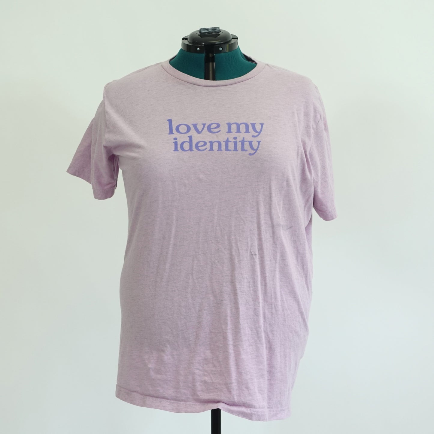 Love My Identity Heathered Lilac Tee