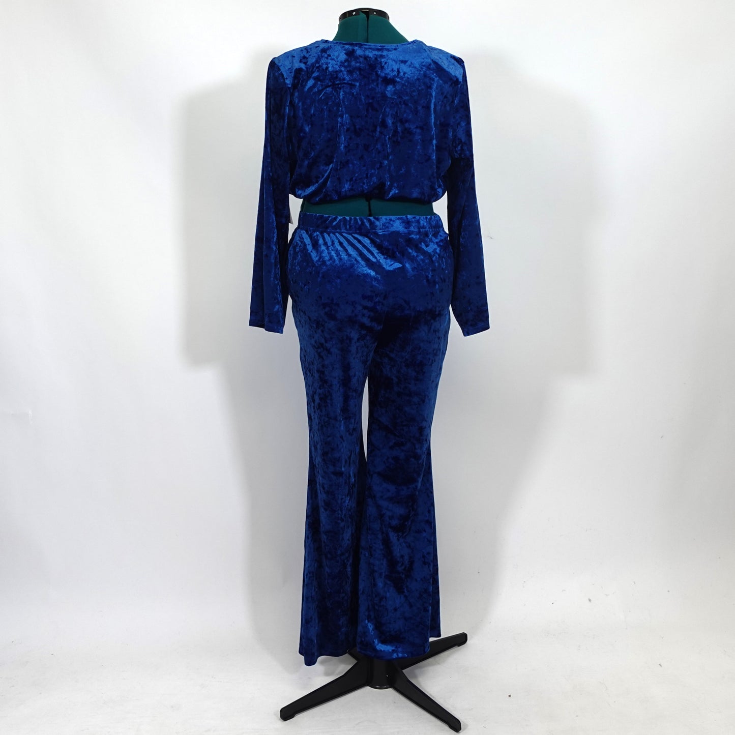 Blue Velvet Two Piece Set NWT