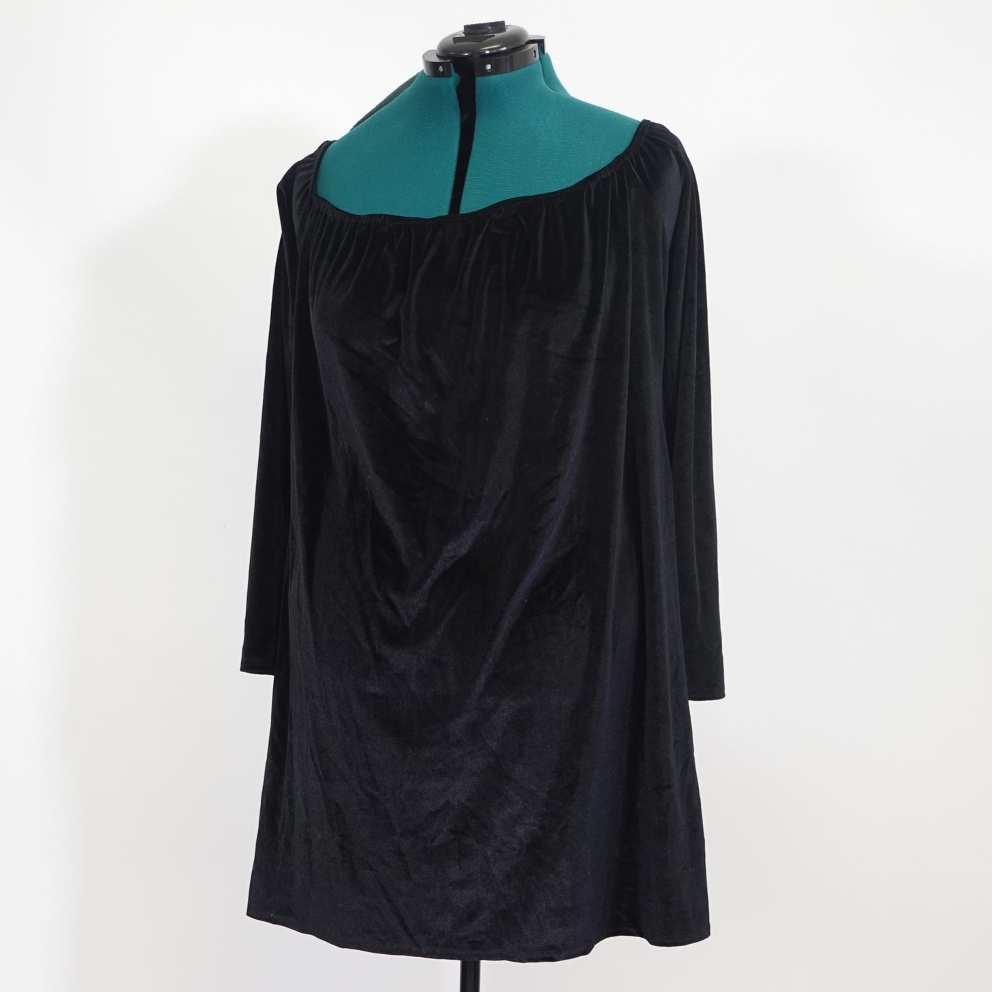 Black Velvet Mini Dress NWT