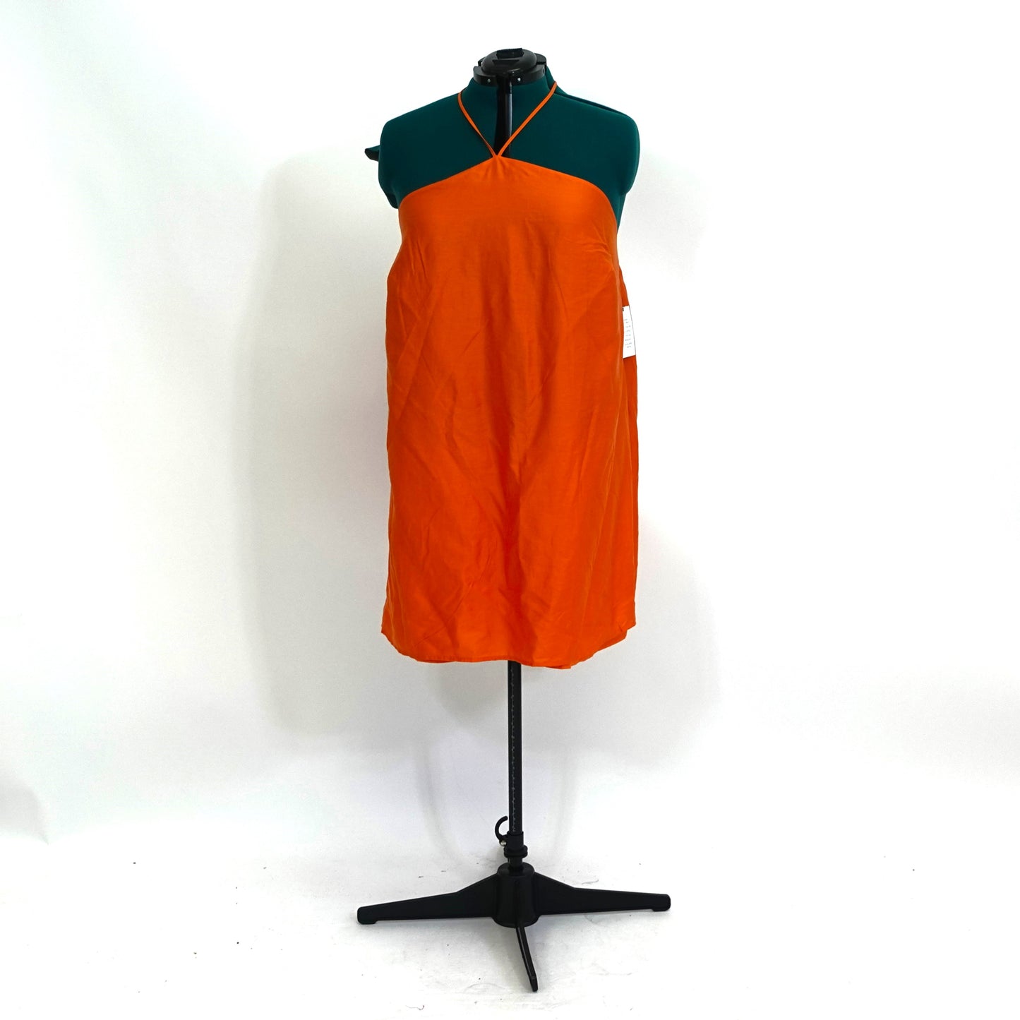 Orange Halter Shift Dress NWT