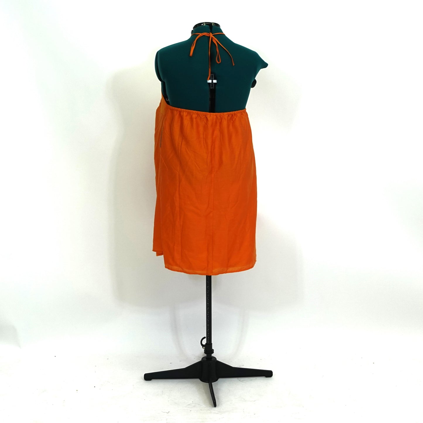 Orange Halter Shift Dress NWT