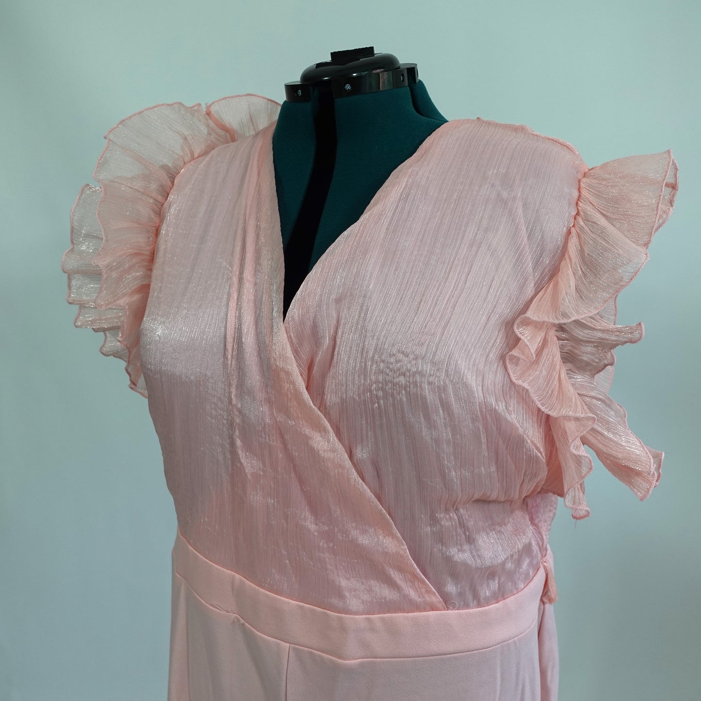Light Pink Ruffled Jumpsuit NWT