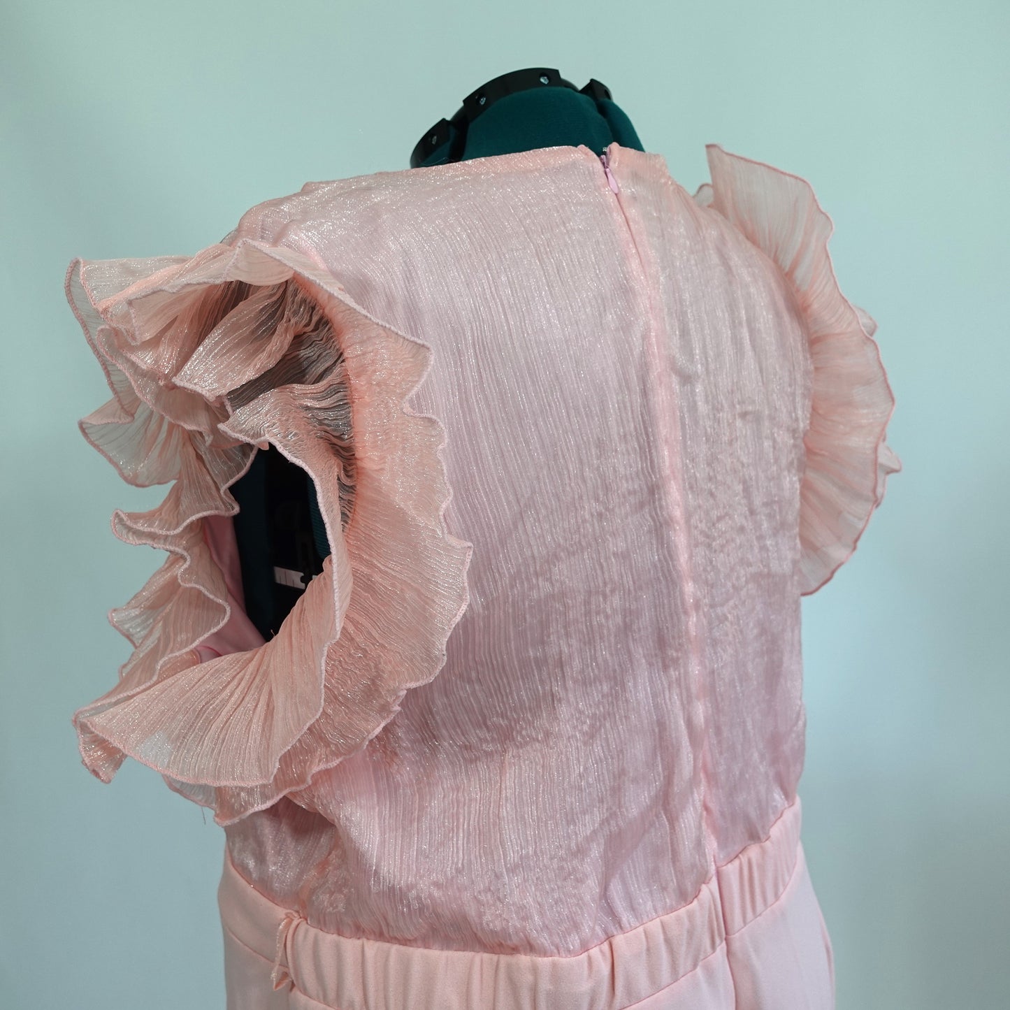 Light Pink Ruffled Jumpsuit NWT