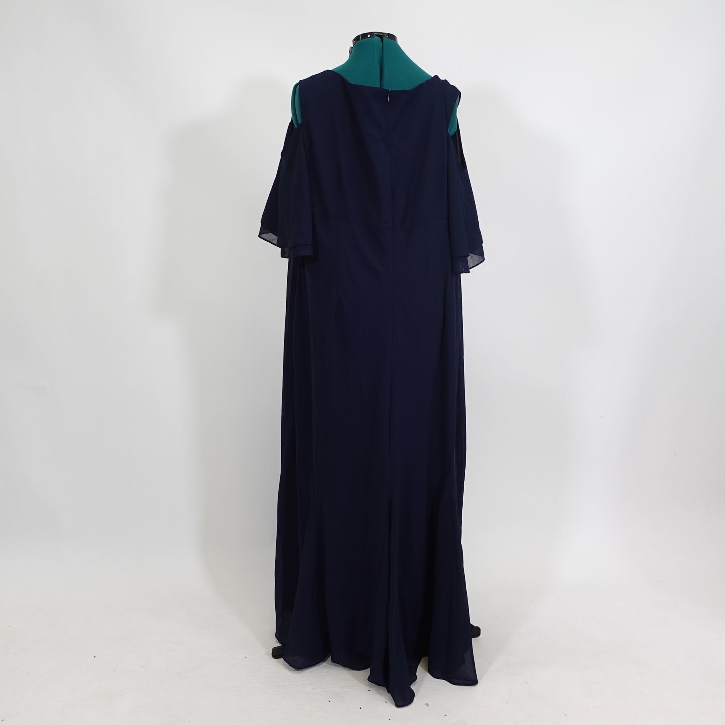 Navy Dress with Beaded Accents NWT
