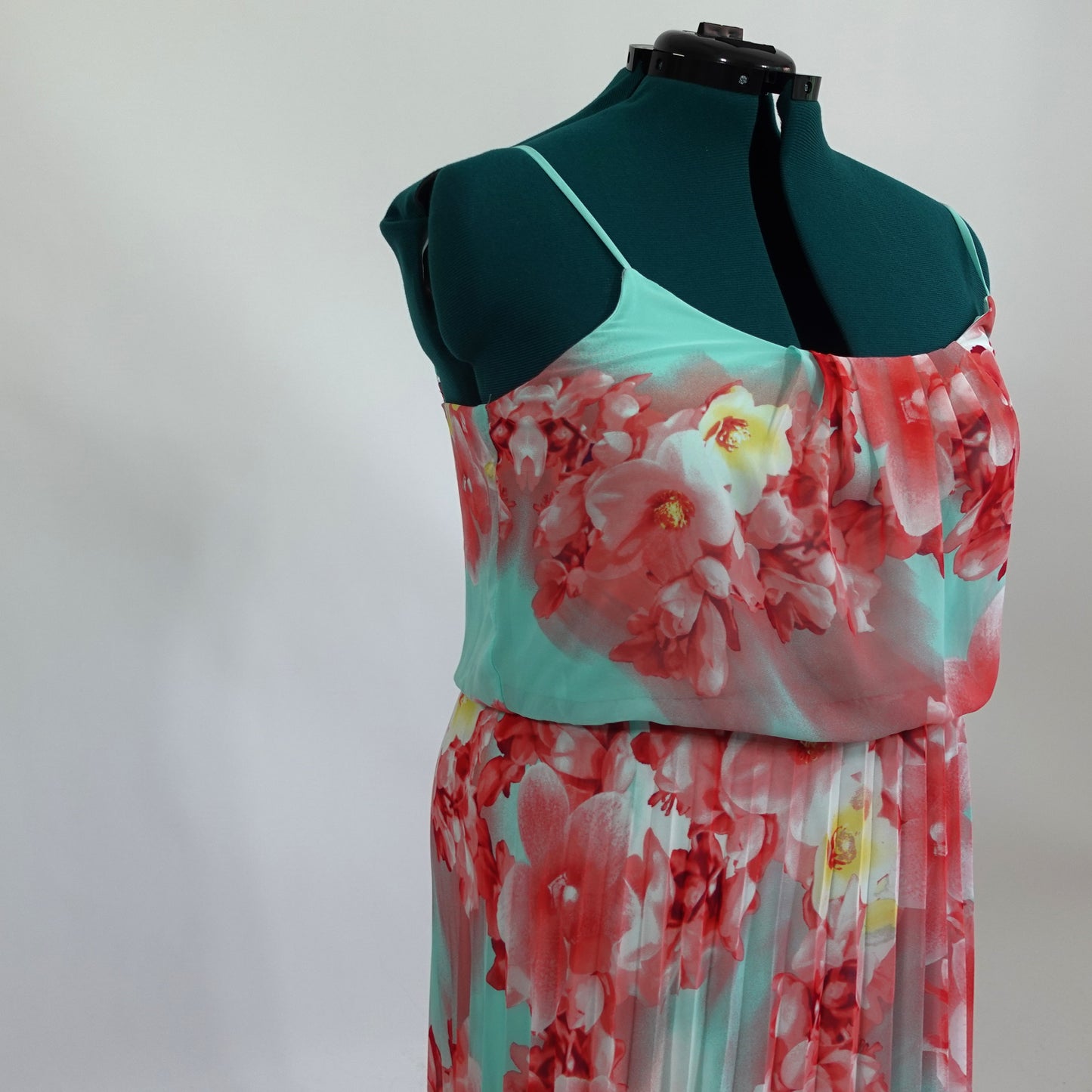 Blue Floral Maxi Dress NWT