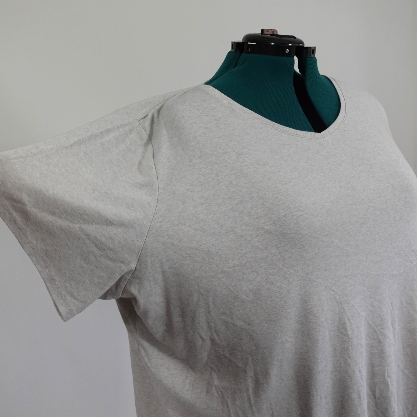 Cream Colored V Neck Tee