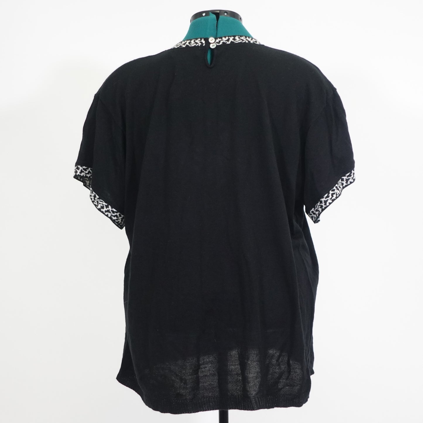 Vintage Short Sleeve Knit Top