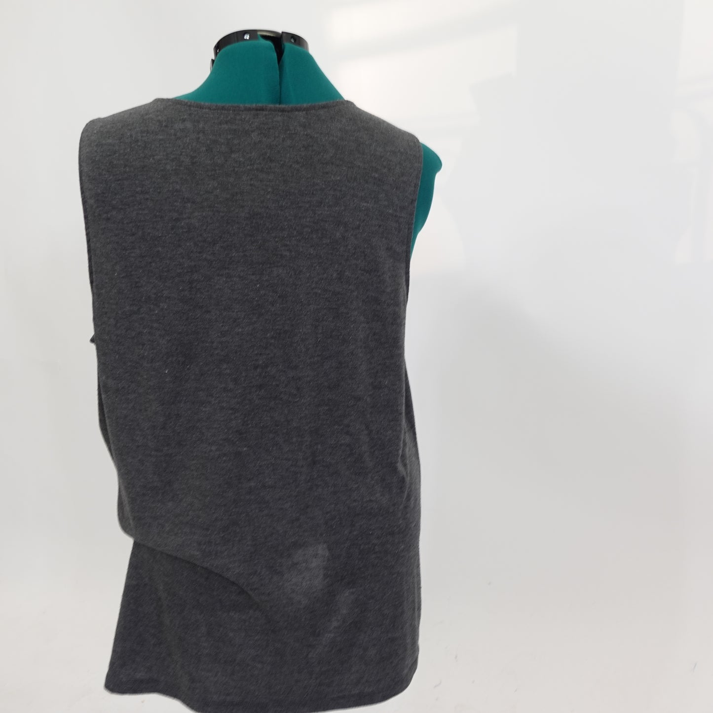 Grey Tank with Silver Studs