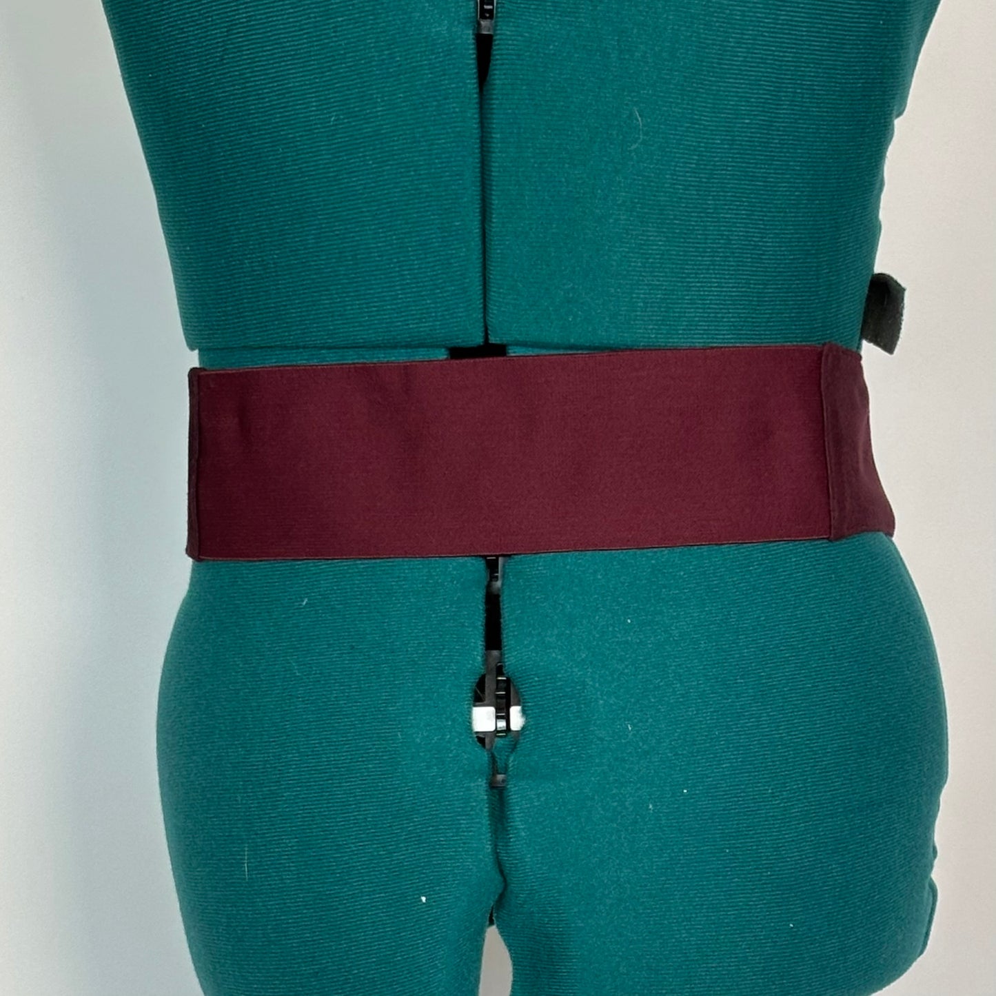Plum Suede and Elastic Belt NWT