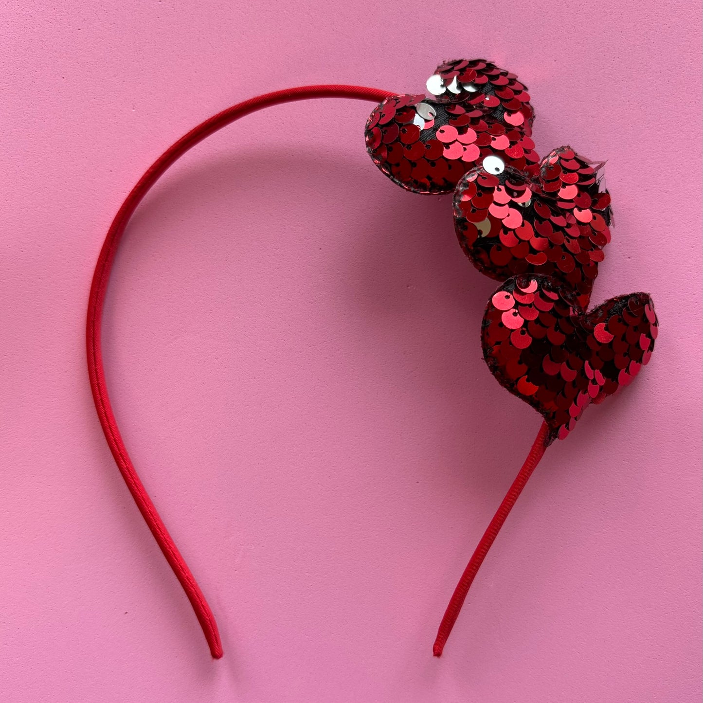 Handmade Sequin Heart Headband