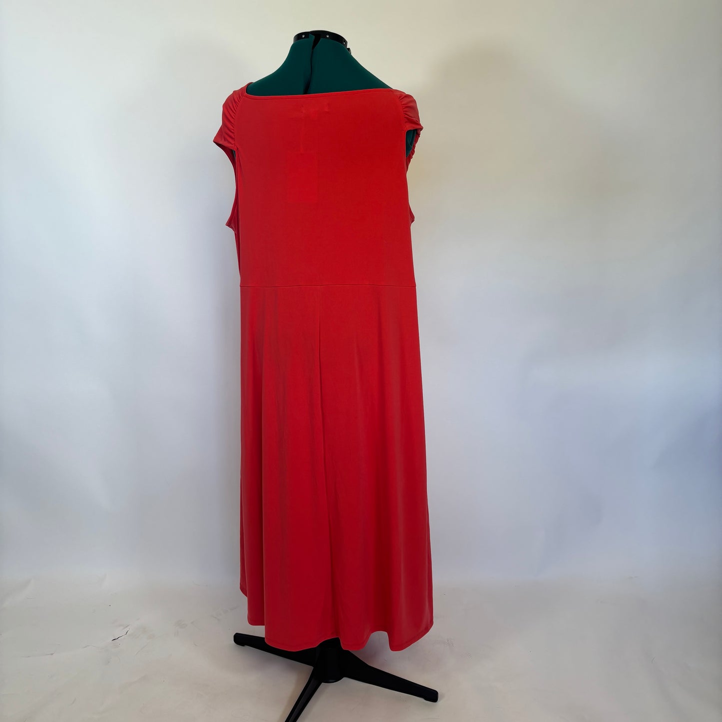 The Occasion by Old Navy Orange Off the Shoulder Dress NWT