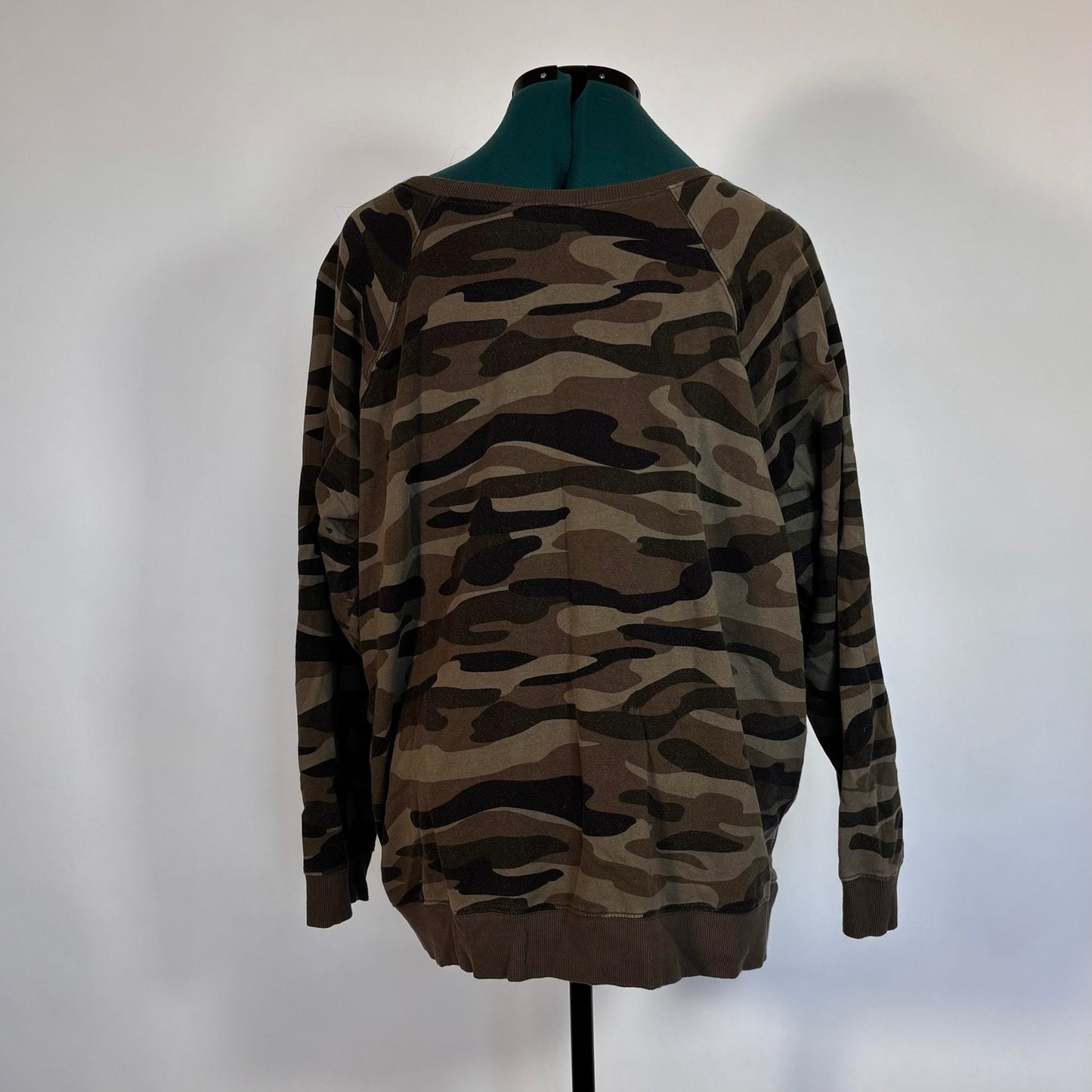 Torrid Floral Cheetah Camo Crewneck