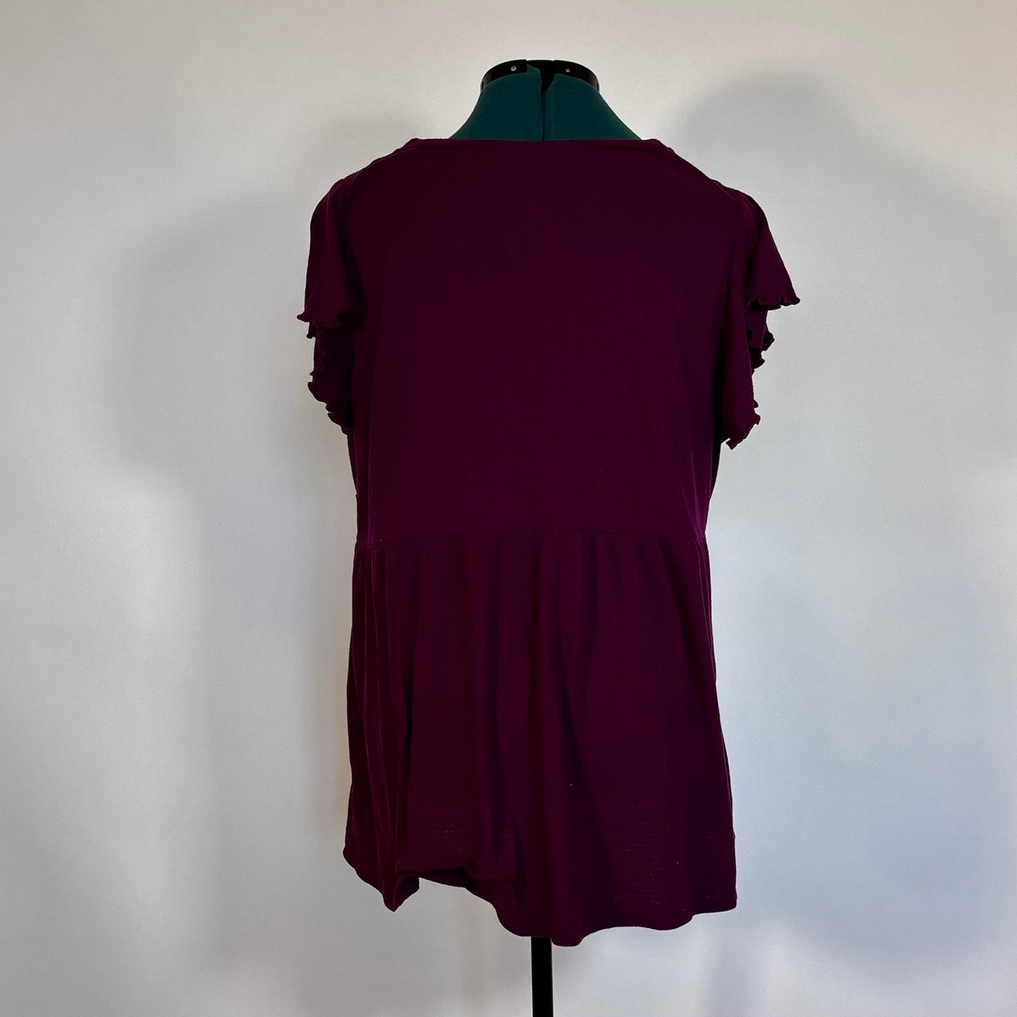 Torrid Plum Babydoll Top