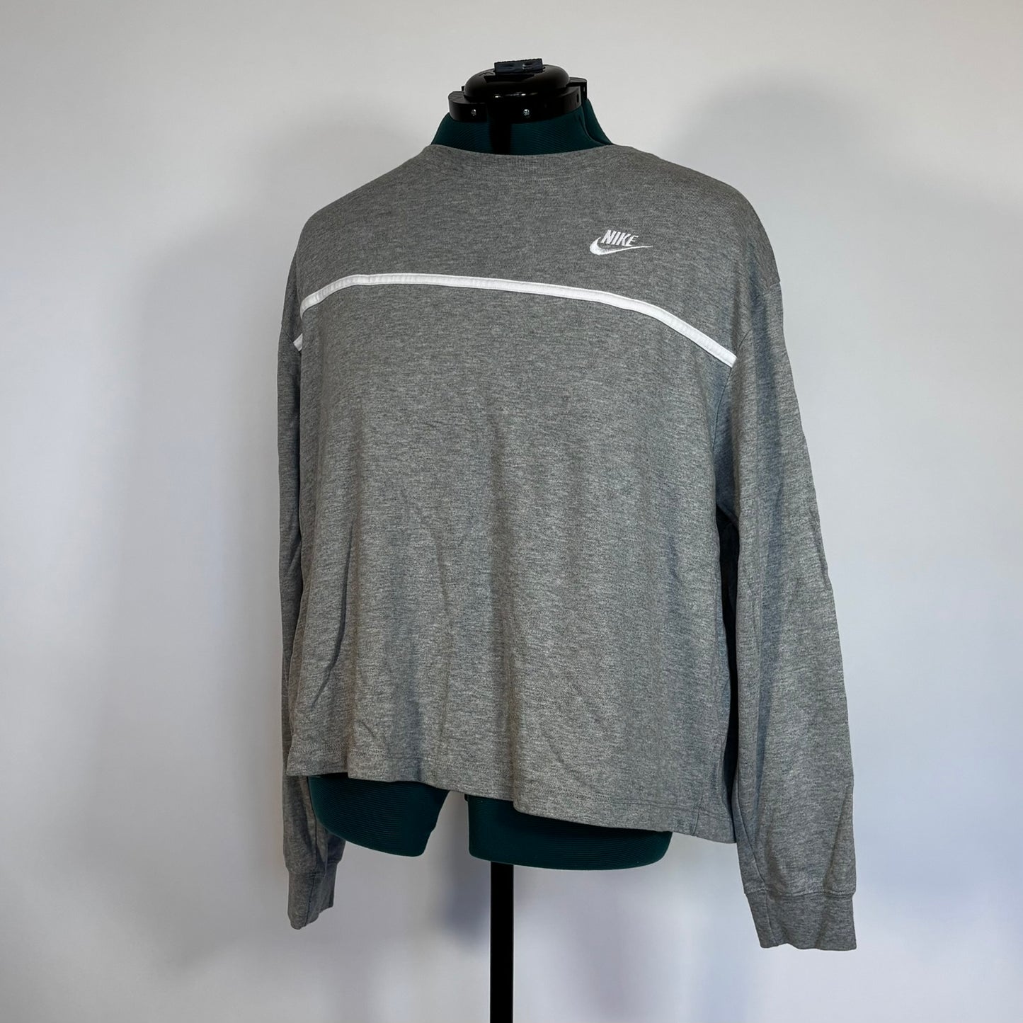 Nike Grey Lightweight Long Sleeve Top