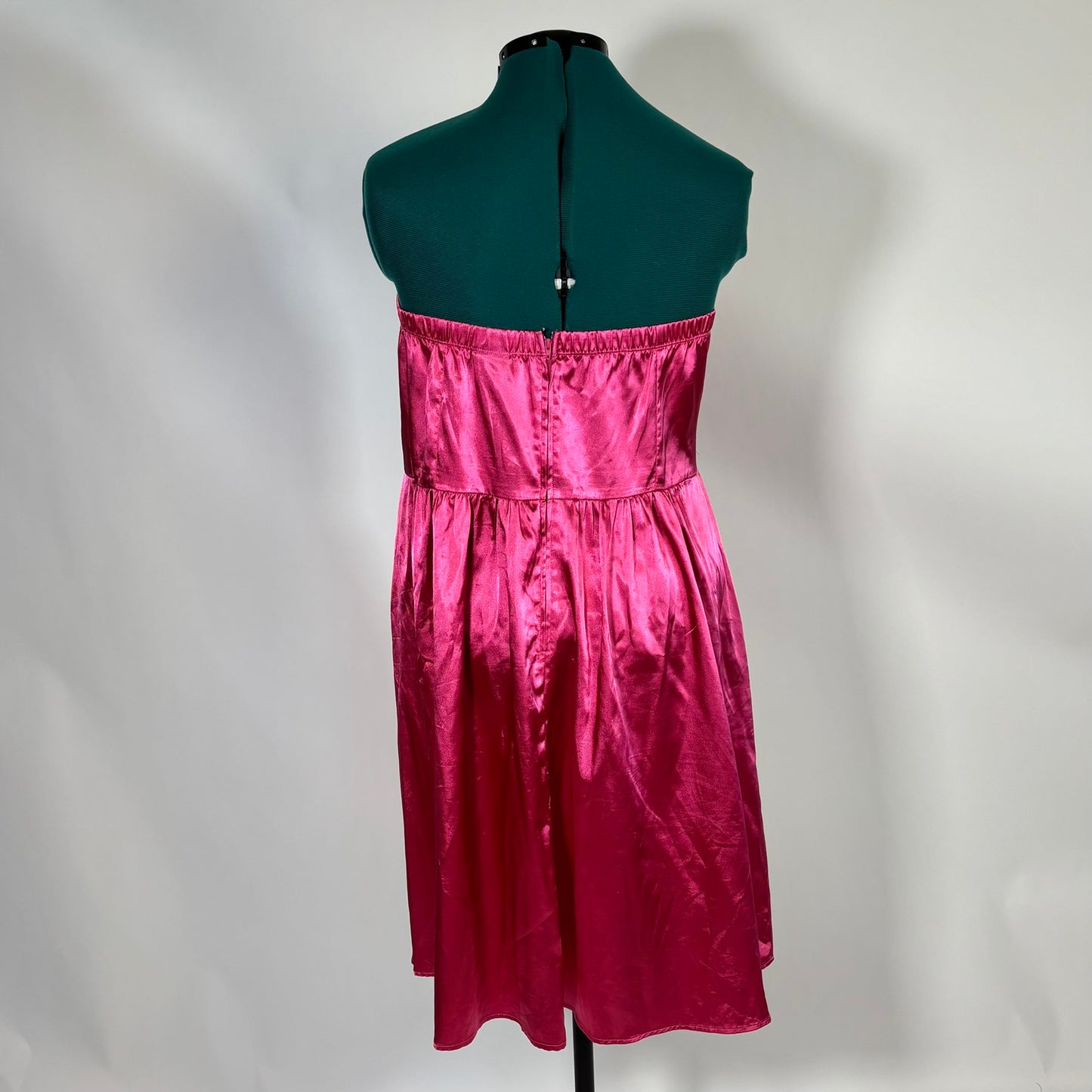 Torrid Hot Pink Satin Mini Dress