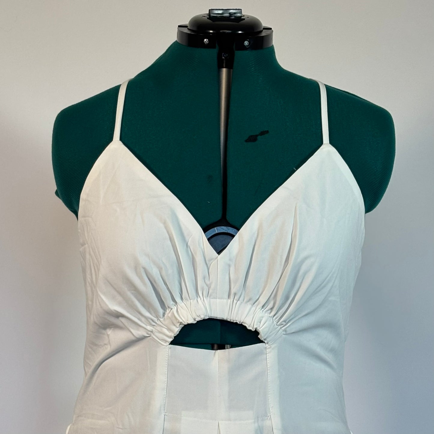 White Maxi Dress with Keyhole Detail NWT
