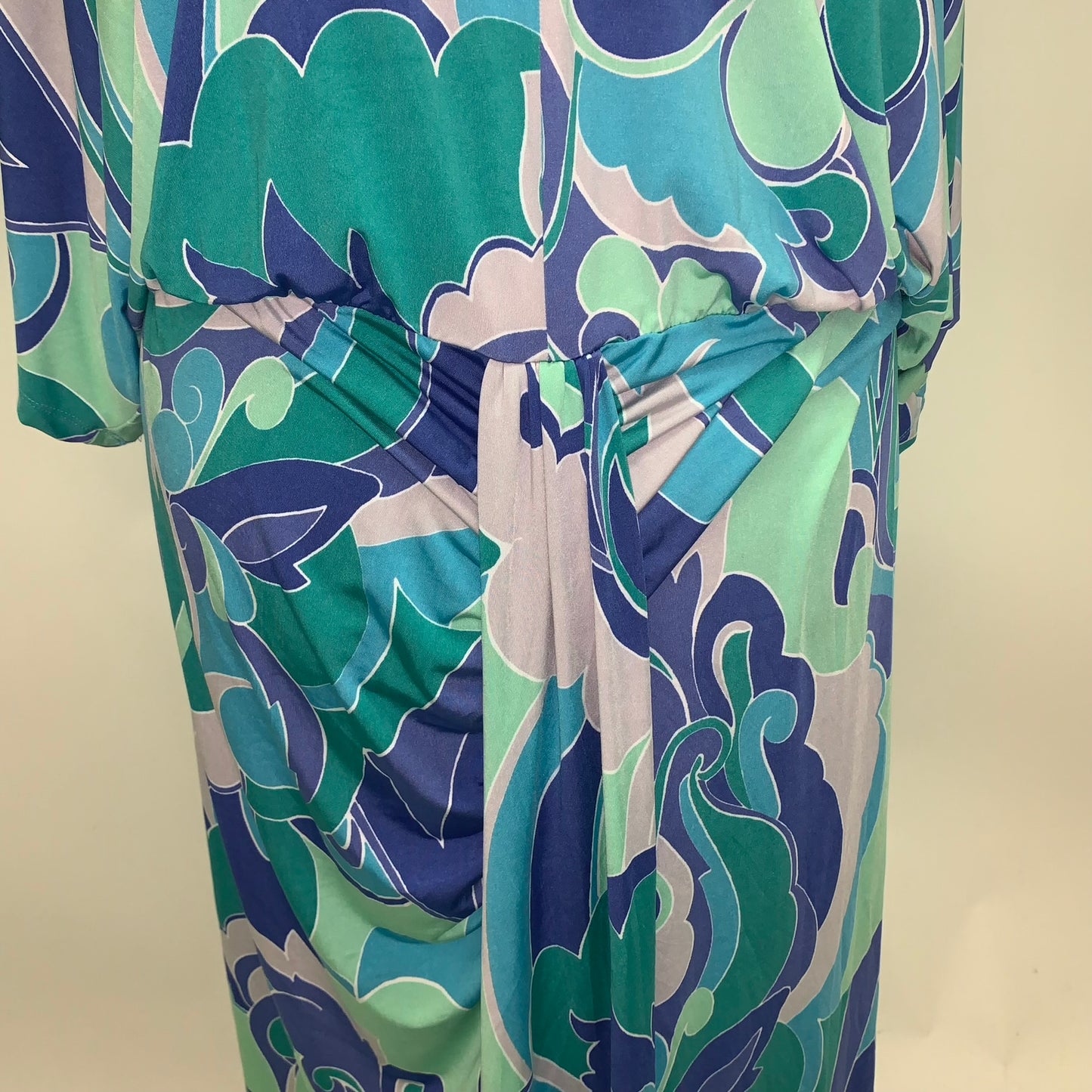 Bright Colored Abstract Print Dress