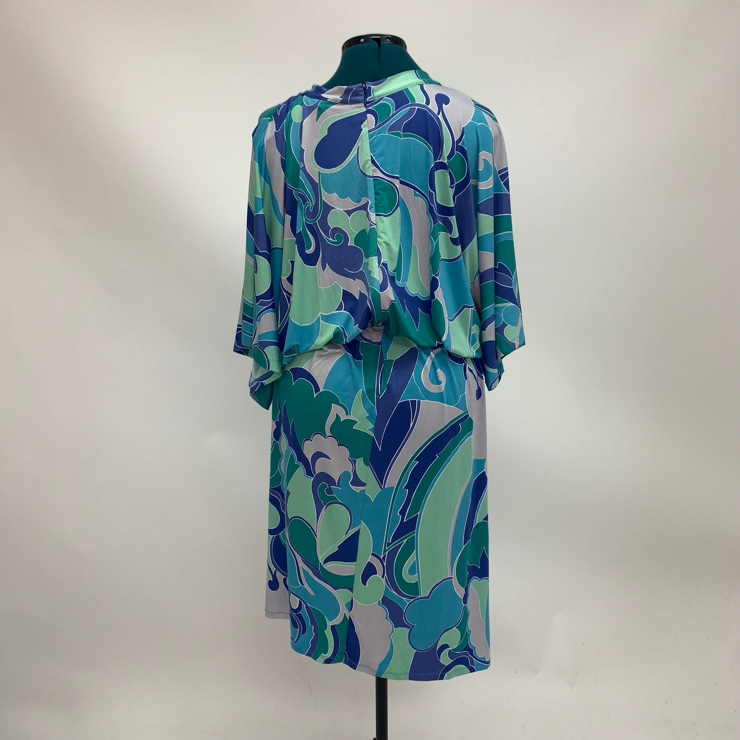 Bright Colored Abstract Print Dress