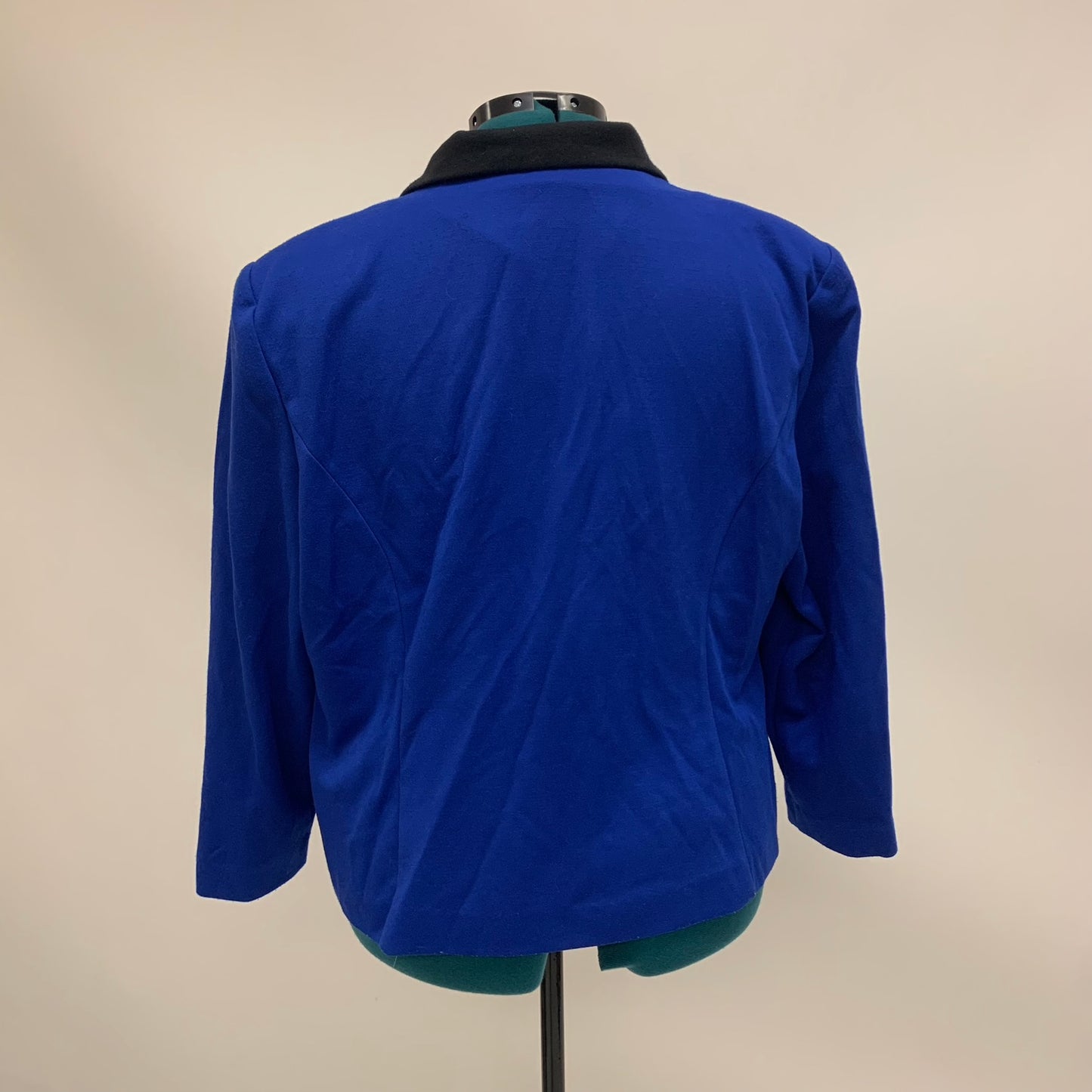 Vintage Royal Blue and Black Blazer