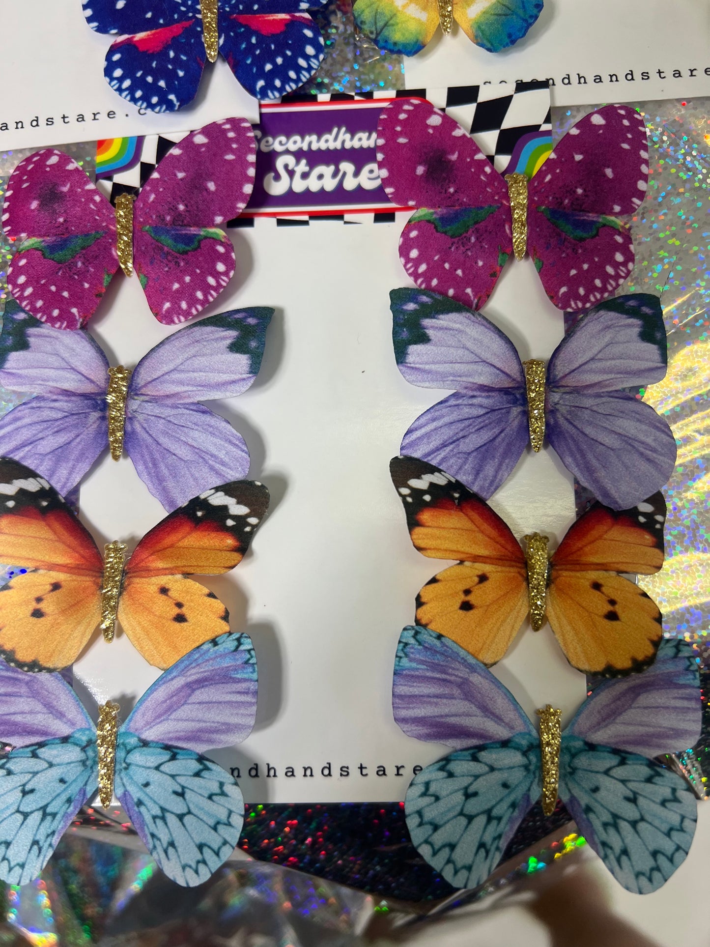 Pair of Butterfly Clips