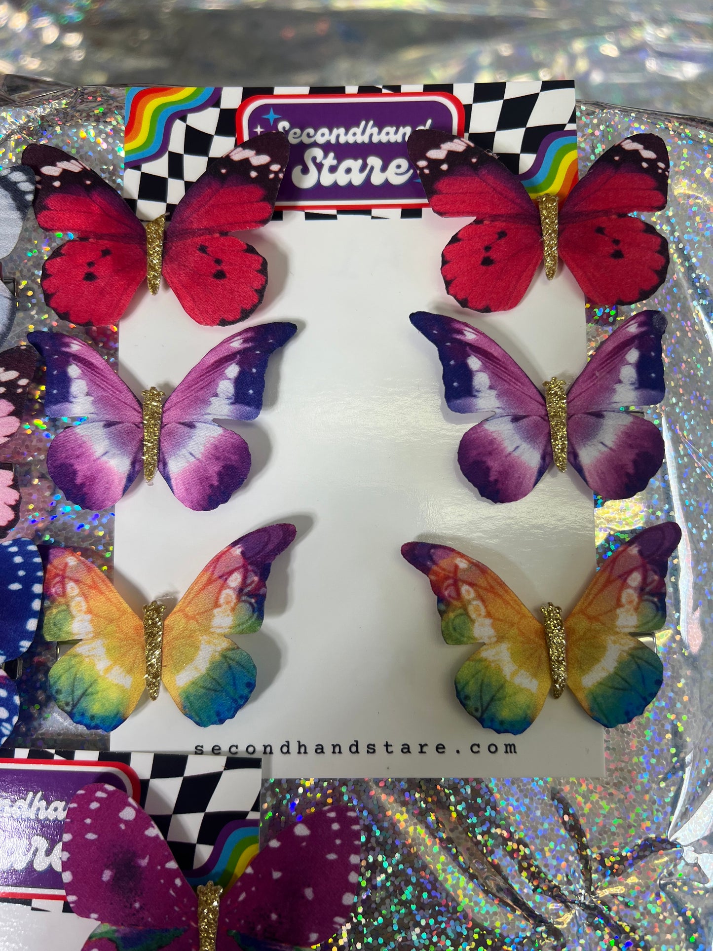 Pair of Butterfly Clips