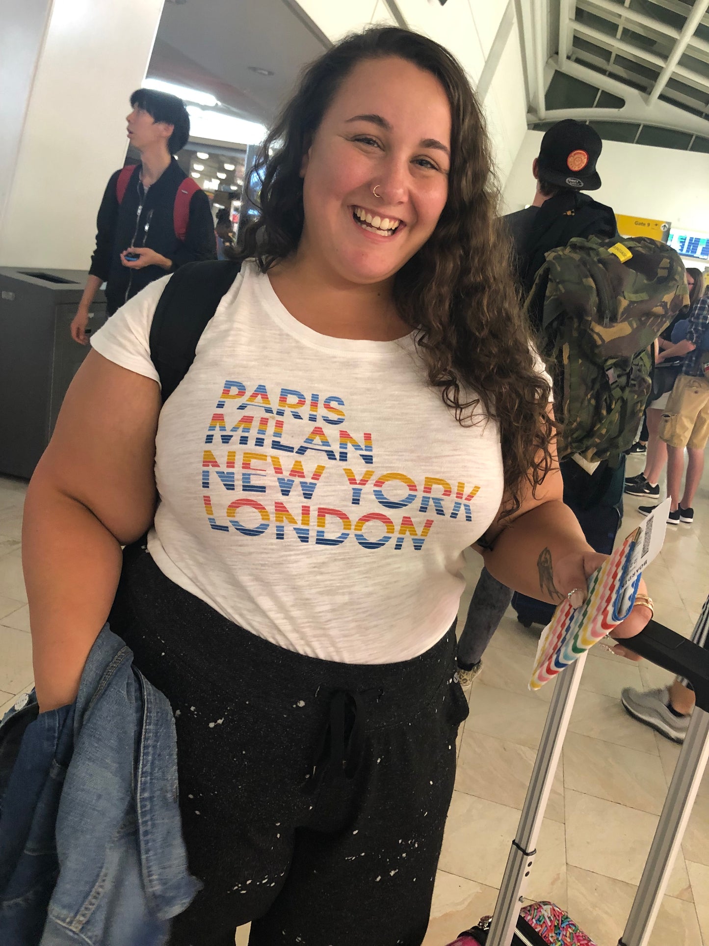 Paris, Milan, New York, London Graphic Tee