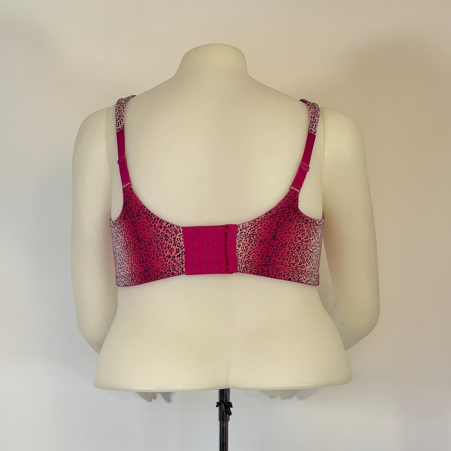 Pink Ombre Cheetah Print T Shirt Bra