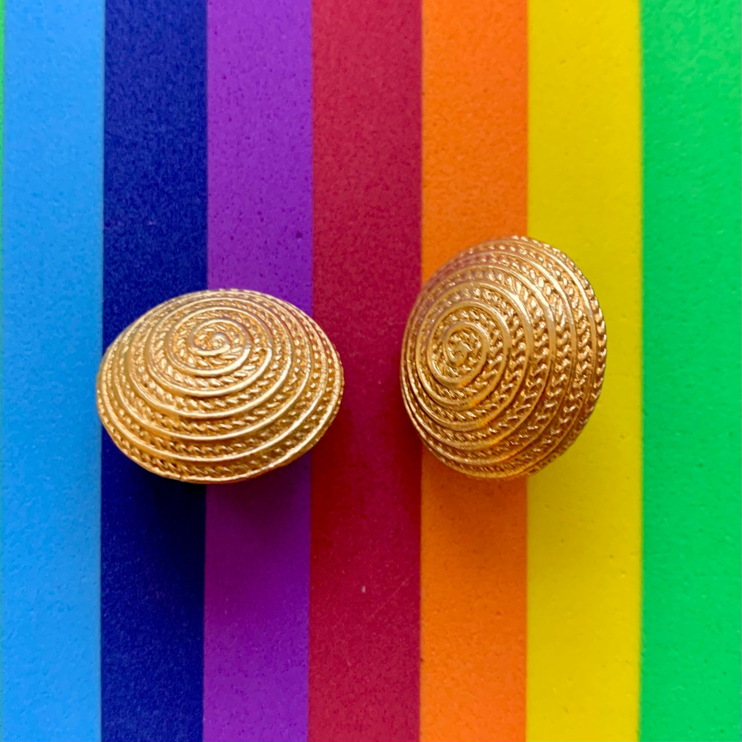 Vintage Avon Gold-Toned Clip-On Earrings