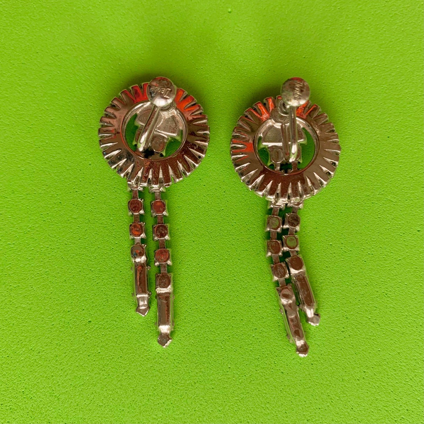 Vintage Rhinestone Screwback Earrings