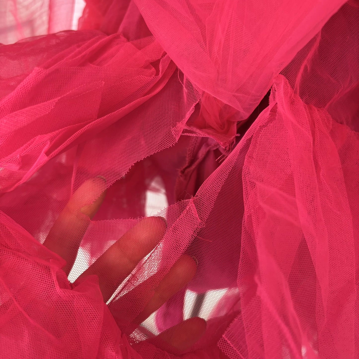 Campy Pink Tulle Mini Dress NWT
