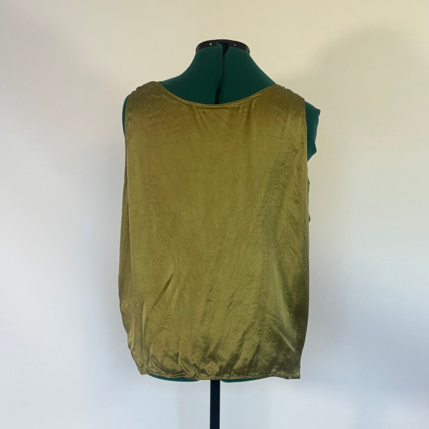 Vintage Resource Olive Silk Tank