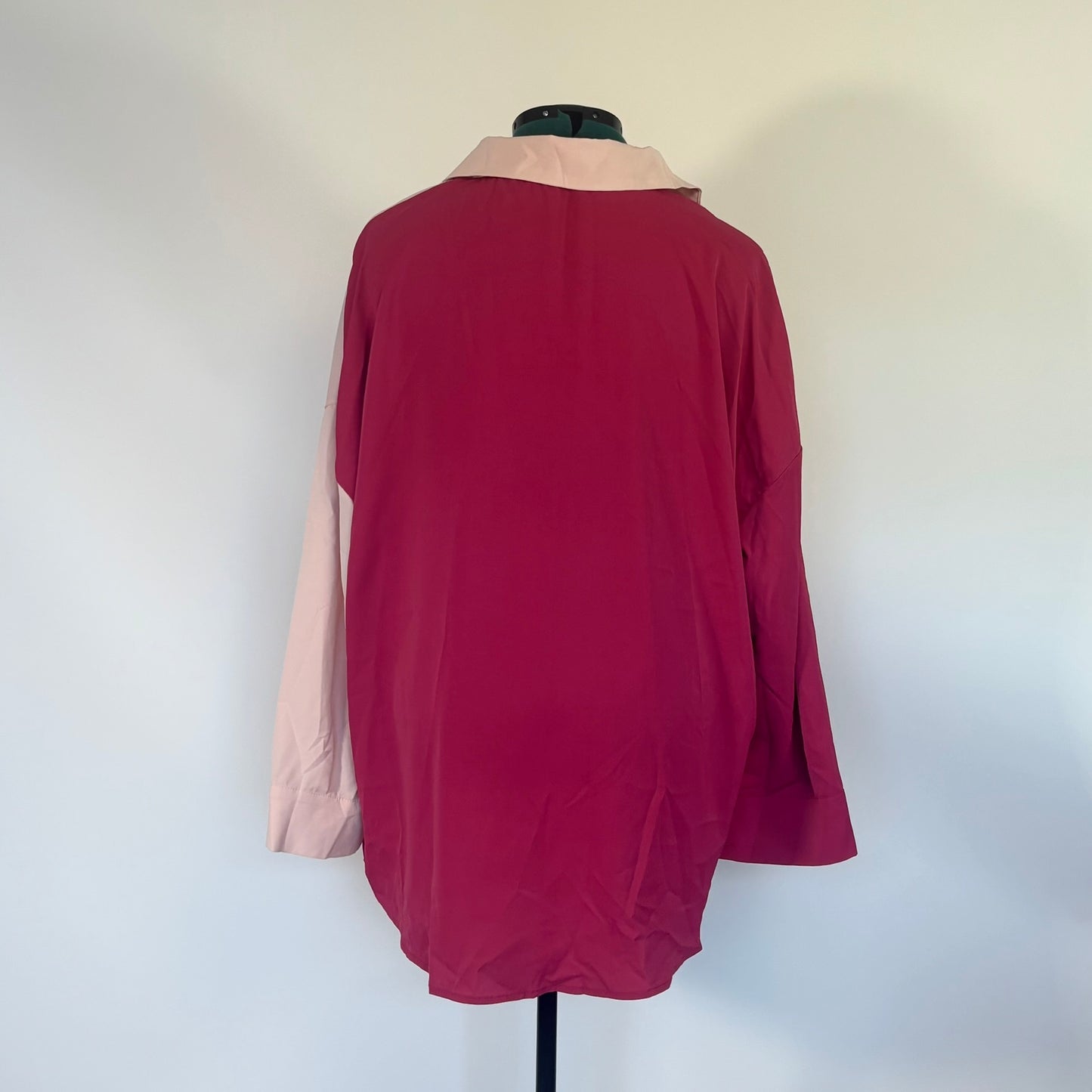 Pink Split Tone Button Down