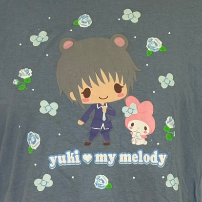 Box Lunch x Fruits Basket Yuki and any Melody Graphic Tee NWT