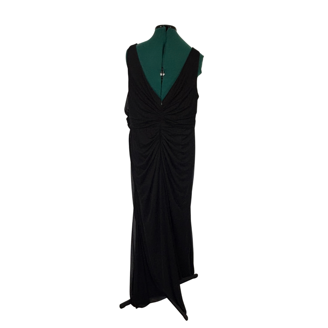 Dabid's Bridal Black Floor Length Sleeveless Dress