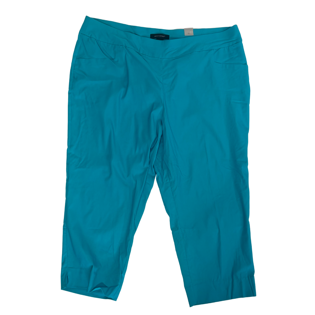 Aqua Blue Pixie Capri Pants NWT