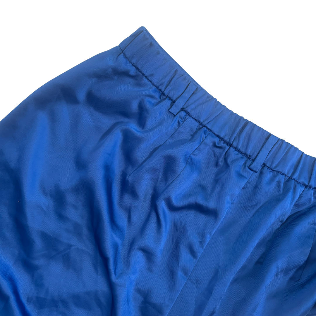 Eloquii Collectors Blue Satin Wide Leg Pants