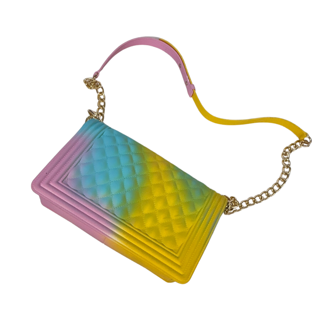 Quilted Rainbow Ombre Jelly Bag
