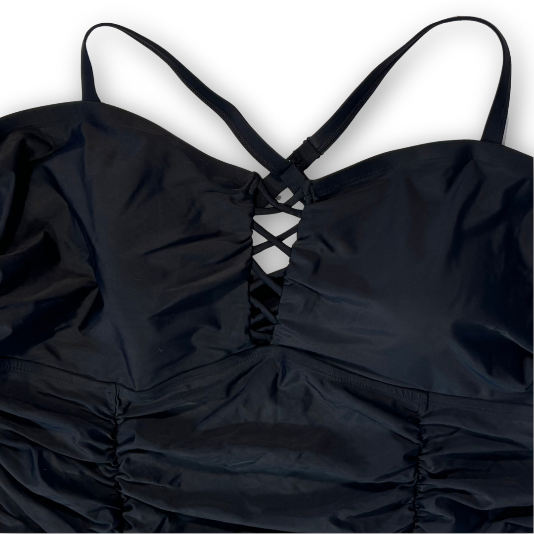 Torrid Ruched One Piece Swimsuit NWT