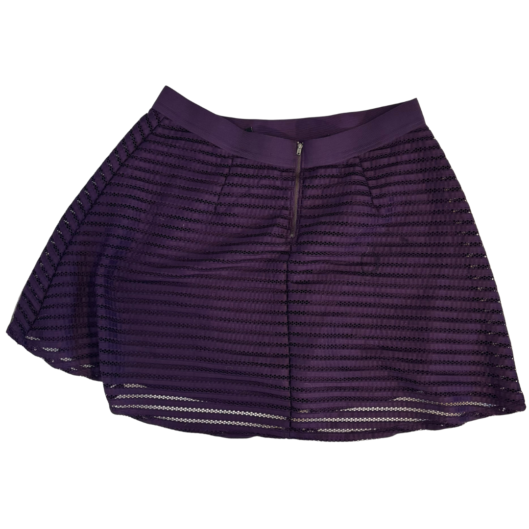Torrid Plum Mesh Circle Skirt