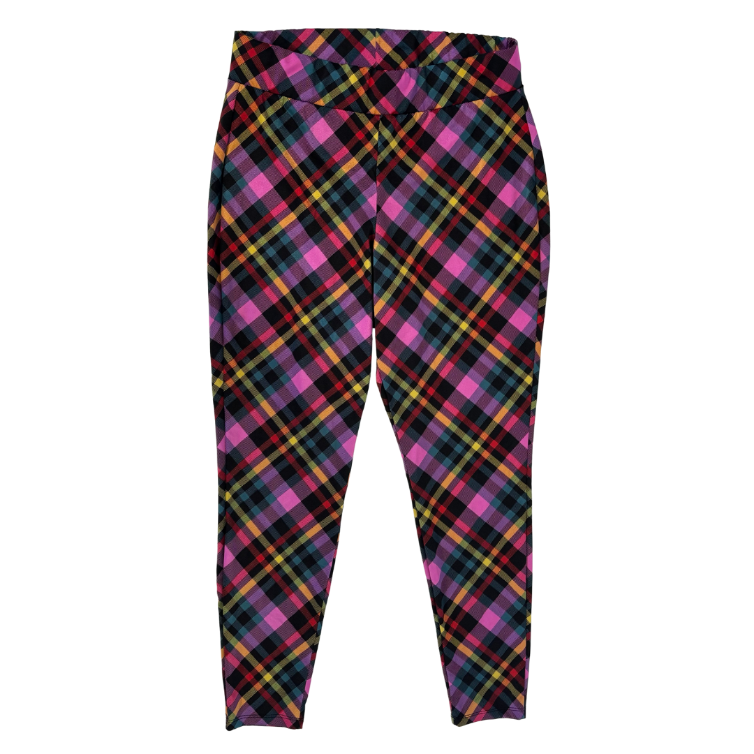 Torrid x Betsey Johnson Multicolor Plaid Leggings