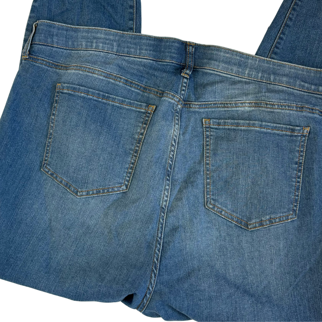 Torrid Medium Wash Button Fly Skinny Jeans