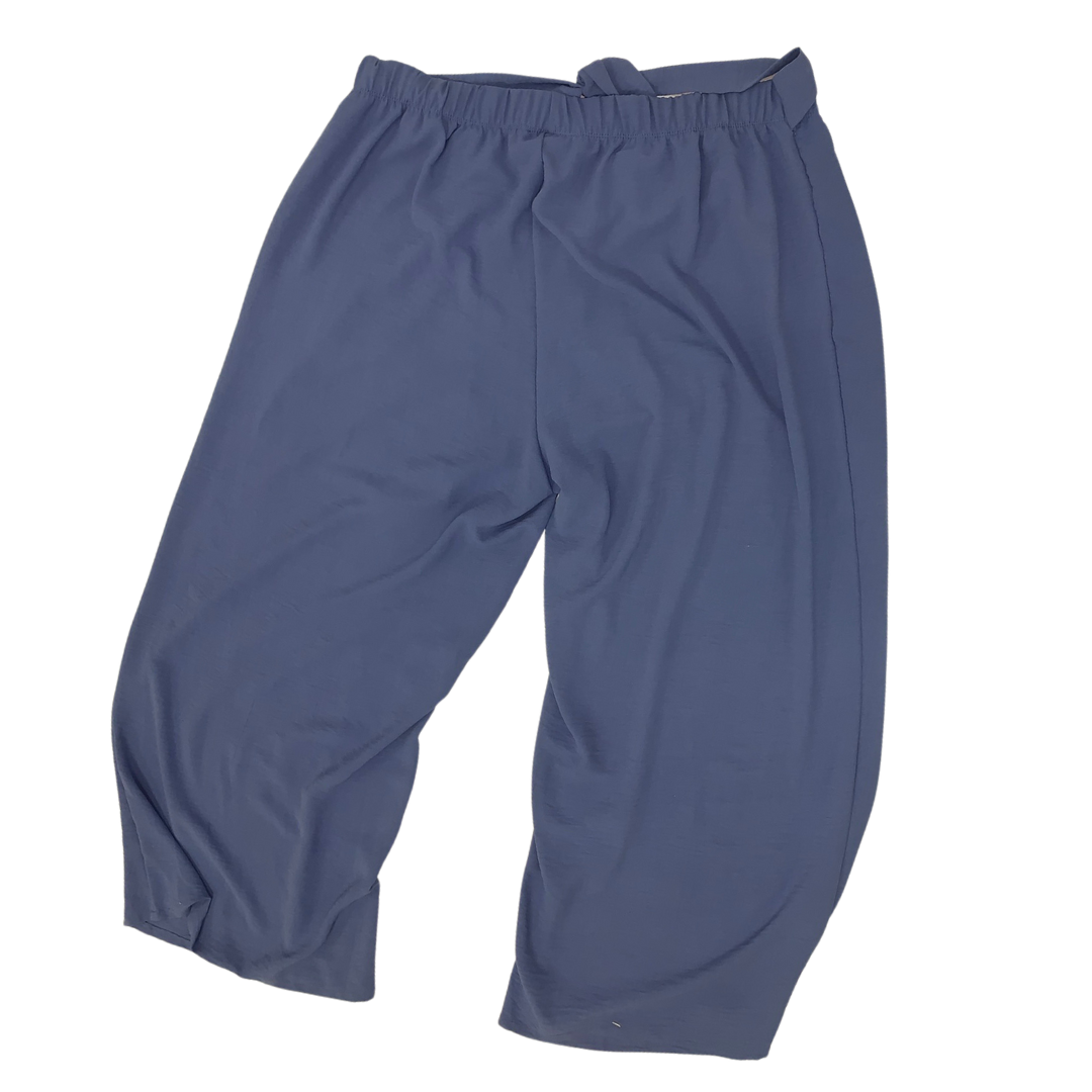 Periwinkle Wide Leg Pull-On Pants